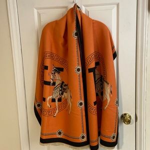 Soft material Beautiful Horses Shawl/Scarfe